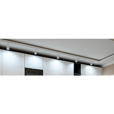 Lampa punktowa Chloe Mini Ring natynkowa GU10 IP20 czarna nieruchoma  SLIP005044 Spectrum Led (SLIP005044)